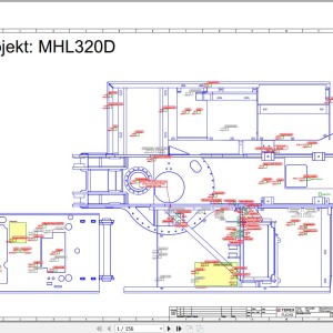 Terex Fuchs MHL320D 1704 Wiring Diagram 6790200325