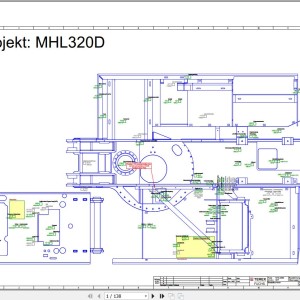Terex Fuchs MHL320D 977 Wiring Diagram 6790200071