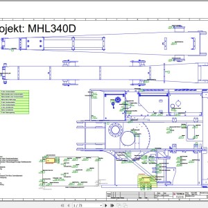 Terex Fuchs MHL340D 1350-1351 Wiring Diagram 6790200006