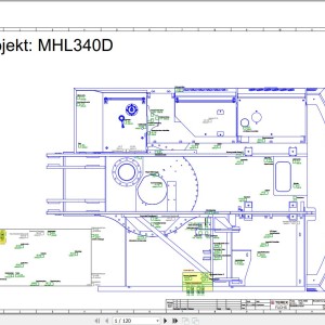 Terex Fuchs MHL340D 1352- Wiring Diagram 6790200014