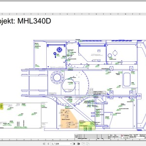 Terex Fuchs MHL340D 1388- Wiring Diagram 6790200032