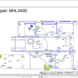 Terex Fuchs MHL340D 1411 Wiring Diagram 6790200041