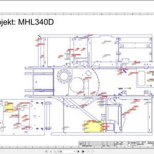 Terex Fuchs MHL340D 1680- Wiring Diagram 6790200059