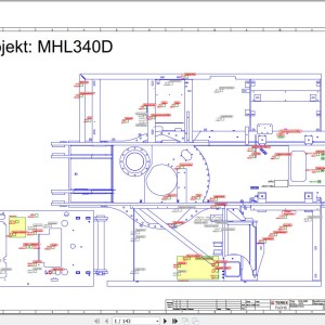 Terex Fuchs MHL340D 2377- Wiring Diagram 6790200284