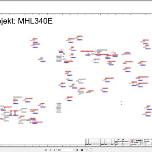 Terex Fuchs MHL340E 4004- Wiring Diagram 6790200180