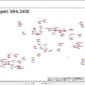 Terex Fuchs MHL340E 4004- Wiring Diagram 6790200207