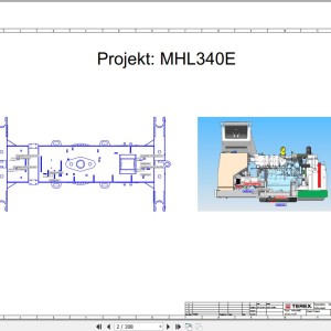 Terex Fuchs MHL340E 4137 Wiring Diagram 6790200301