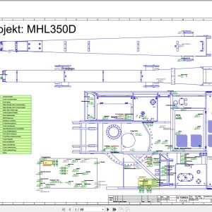 Terex Fuchs MHL350D 1130-1178 Wiring Diagram 6790200001