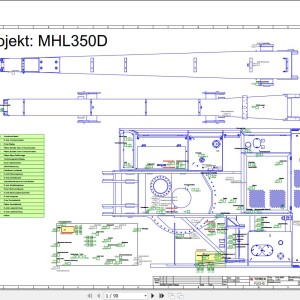 Terex Fuchs MHL350D 1179- Wiring Diagram 6790200026