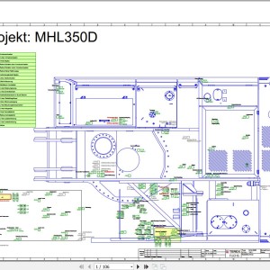 Terex Fuchs MHL350D 1261 Wiring Diagram 6790200027