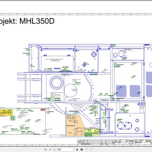 Terex Fuchs MHL350D 1648 Wiring Diagram 6790200074