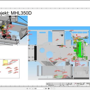 Terex Fuchs MHL350D 1680- Wiring Diagram 6790200060