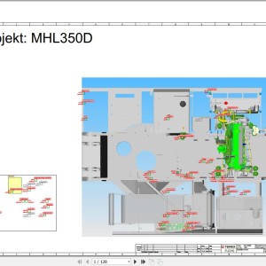 Terex Fuchs MHL350D 1681- Wiring Diagram 6790200077