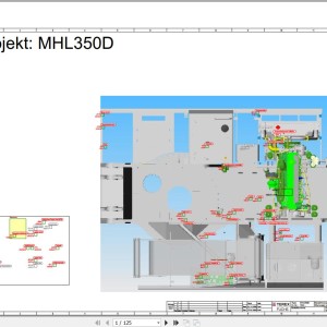 Terex Fuchs MHL350D 1944- Wiring Diagram 6790200123