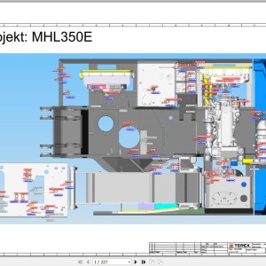 Terex Fuchs MHL350E 4125 Wiring Diagram 6790200184