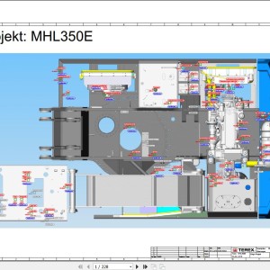 Terex Fuchs MHL350E 4219 Wiring Diagram 6790200265