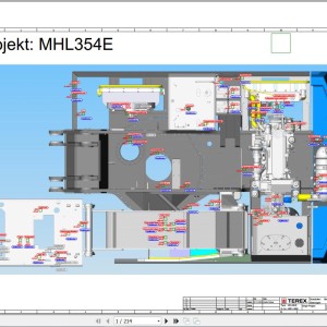 Terex Fuchs MHL354E 4001 4002 Wiring Diagram 6790200191