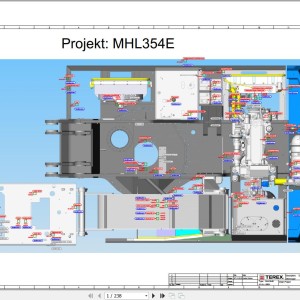 Terex Fuchs MHL354E 4003- Wiring Diagram 6790200291