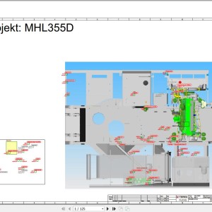 Terex Fuchs MHL355D 0013- Wiring Diagram 6790200185