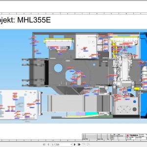Terex Fuchs MHL355E BQC 4003 Wiring Diagram 6790200198