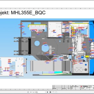 Terex Fuchs MHL355E BQC 4004- Wiring Diagram 6790200269