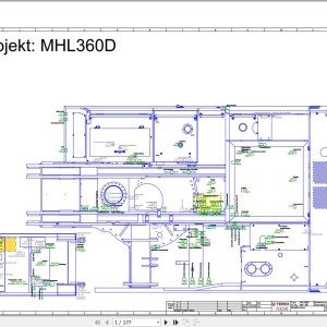 Terex Fuchs MHL360D 669-801 Wiring Diagram 6790200063