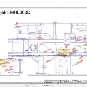 Terex Fuchs MHL360D 860- Wiring Diagram 6790200070