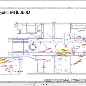 Terex Fuchs MHL360D 860- Wiring Diagram 6790200254