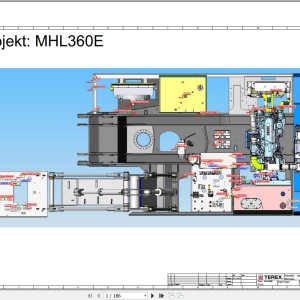 Terex Fuchs MHL360E 4001- Wiring Diagram 6790200221