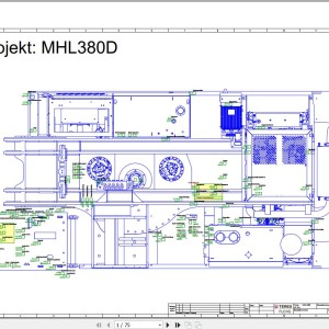 Terex Fuchs MHL380 101-103 Wiring Diagram 6790200040