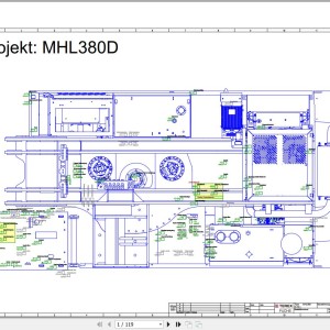 Terex Fuchs MHL380 110-113 Wiring Diagram 6790200084