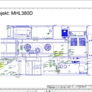 Terex Fuchs MHL380 117 Wiring Diagram 6790200080