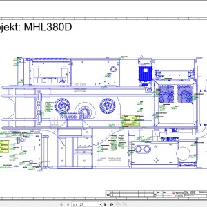 Terex Fuchs MHL380 122 123 Wiring Diagram 6790200076