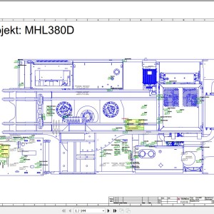 Terex Fuchs MHL380D 0128 Wiring Diagram 6790200125