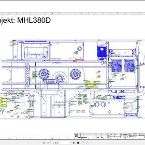 Terex Fuchs MHL380D 0142 Wiring Diagram 6790200137