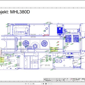 Terex Fuchs MHL380D 0180 Wiring Diagram 6790200287