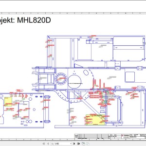 Terex Fuchs MHL820D 0029- Wiring Diagram 6790200282