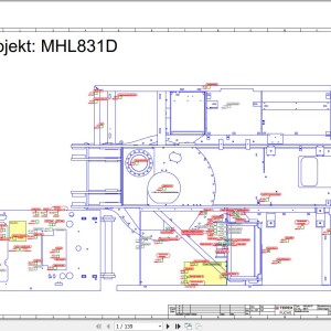 Terex Fuchs MHL831D 0014 Wiring Diagram 6790200266