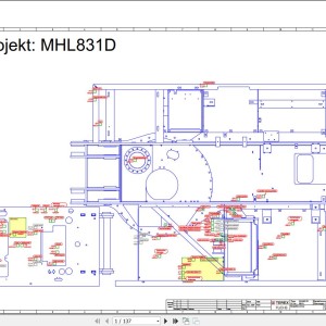 Terex Fuchs MHL831D 0015 Wiring Diagram 6790200329