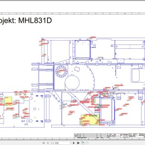 Terex Fuchs MHL831D 0016- Wiring Diagram 6790200340