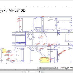 Terex Fuchs MHL840D 0015- Wiring Diagram 6790200243