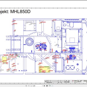 Terex Fuchs MHL850D 0012- Wiring Diagram 6790200145