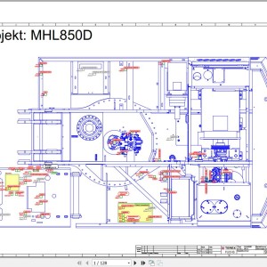 Terex Fuchs MHL850D 0013- Wiring Diagram 6790200210