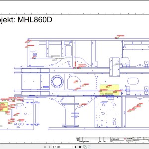 Terex Fuchs MHL860D 0023- Wiring Diagram 6790200300