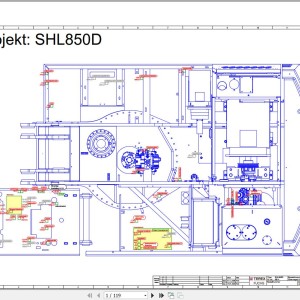 Terex Fuchs SHL850D 0014 Wiring Diagram 6790200237