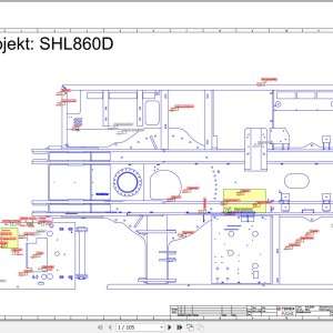 Terex Fuchs SHL860D 0022 Wiring Diagram 6790200270