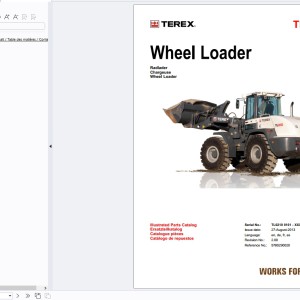 Terex TL210 Parts Catalog TL02100101