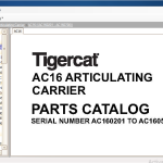 Tigercat 06.2025 Parts Catalog & Service Operator Manuals VMWARE