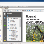 Tigercat 06.2025 Parts Catalog & Service Operator Manuals VMWARE