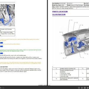 TOYOTA 2022-2025 Sienna HV MaaS Package Repair Manual and Wiring Diagrams